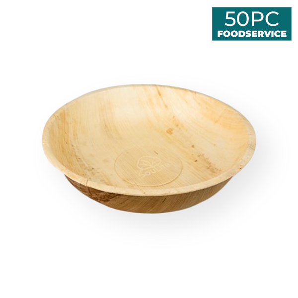 ecosoulife Areca Nut Leaf Salad Bowl 50PC