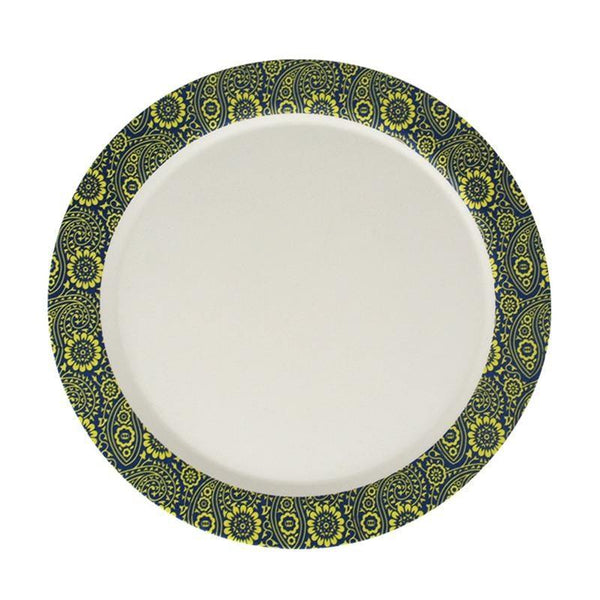 ecosoulife Bamboo Dinner Plate Printed Paisley