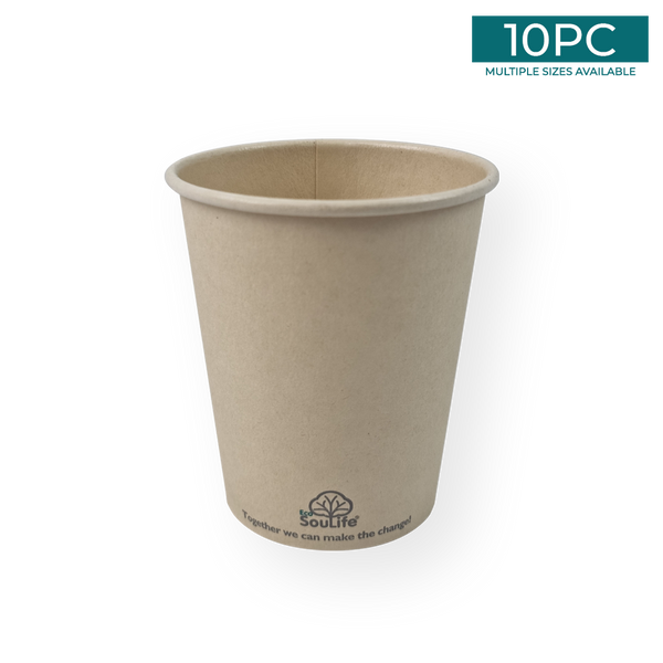 Ecosoulife Bamboo Pulp Cups 10PC