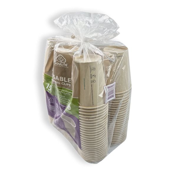 Ecosoulife Bamboo Pulp Cups 150PC