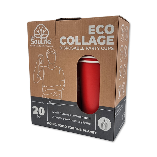 Ecosoulife Eco College Party Cups 20PC