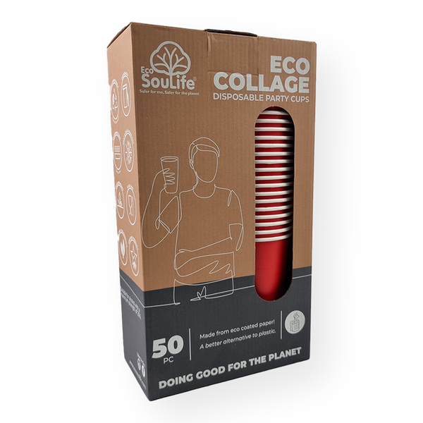 Ecosoulife Eco College Party Cups 50PC
