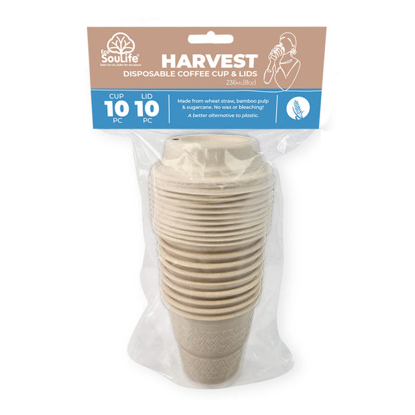 Ecosoulife Harvest Coffee Cups 10PC