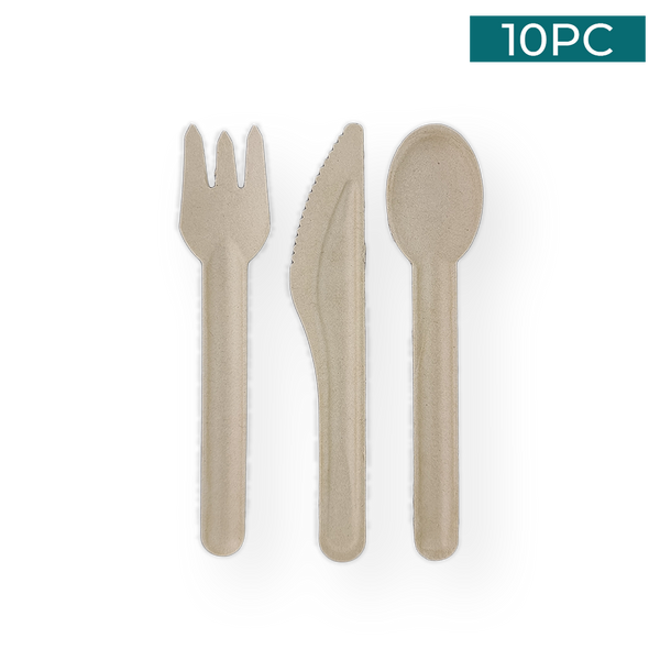 Ecosoulife Harvest Cutlery 10PC