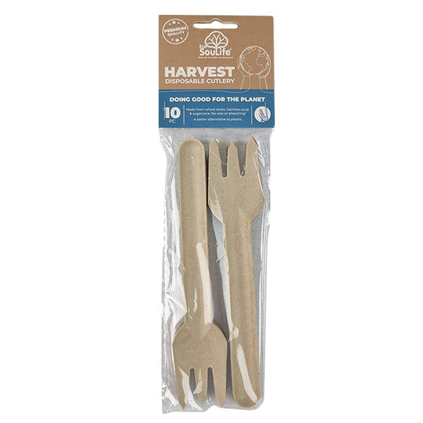 ecosoulife Harvest Cutlery 10PC