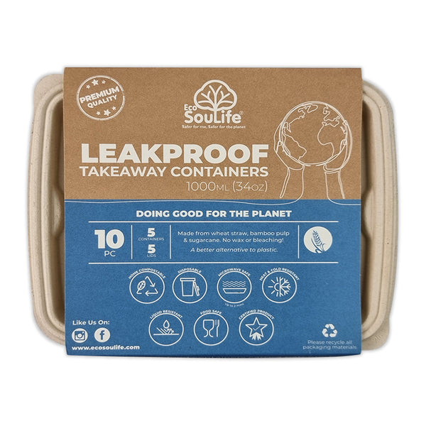 Ecosoulife Harvest Leakproof Container 10PC Pack