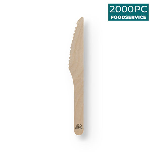 Ecosoulife Wooden Cutlery 2000PC