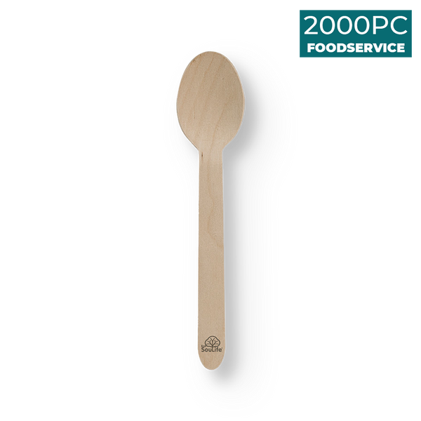 Ecosoulife Wooden Cutlery 2000PC
