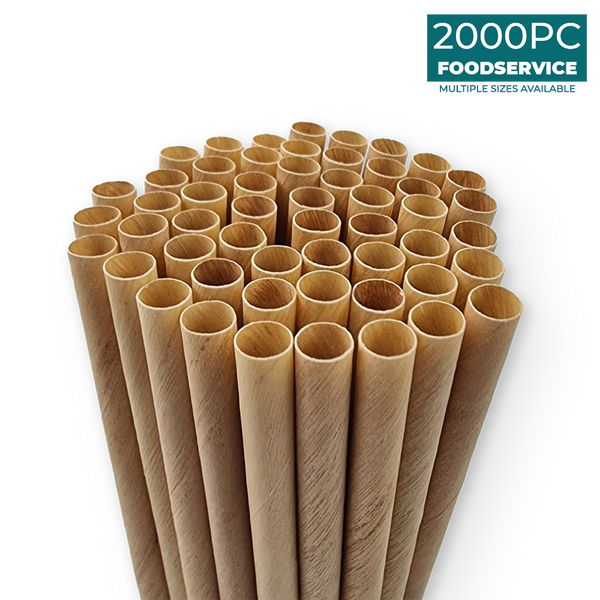 ecosoulife Wooden Straws 2000PC