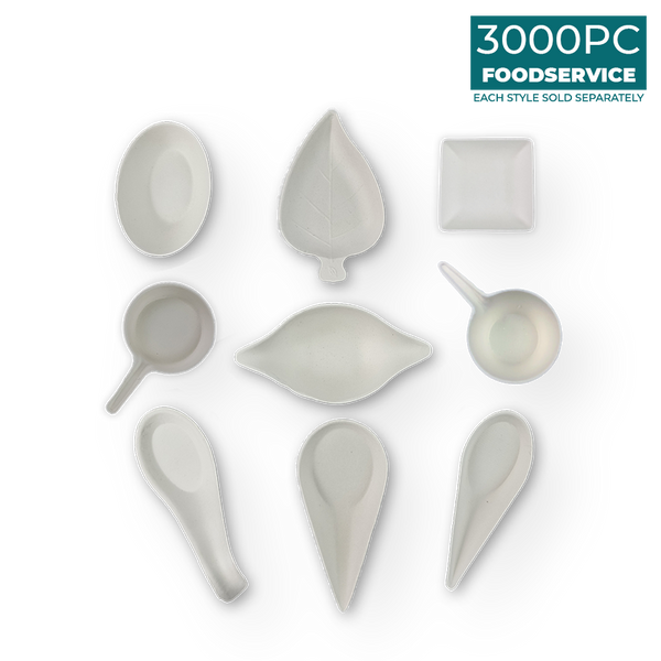 Ecosoulife Harvest Mini Catering Appetizer Dishes 3000PC