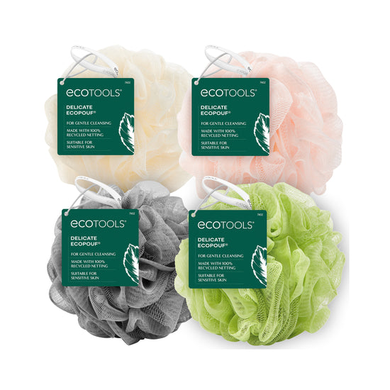 Ecotools Delicate EcoPouf® Bath Sponge Single Assorted Colors