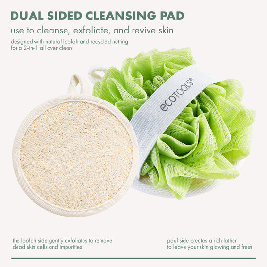 Ecotools Dual Cleansing Pad Green