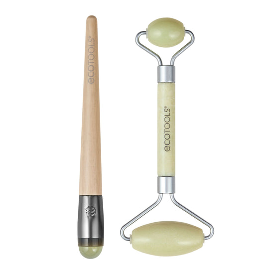 ecotools Jade Facial Roller and Eye Roller Duo
