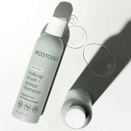 Ecotools Makeup Brush + Sponge Shampoo 2 Count