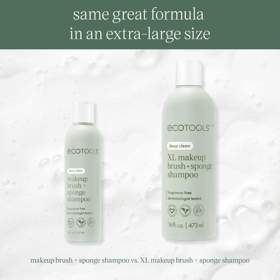 Ecotools XL Makeup Brush + Sponge Shampoo