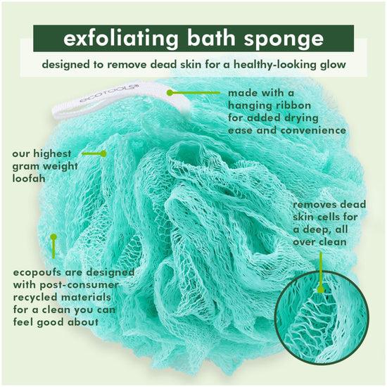 Ecotools Exfoliating EcoPouf® Bath Sponge Assorted Colors