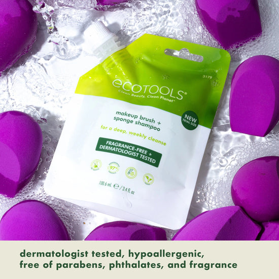 Ecotools Makeup Brush And Blending Sponge Shampoo Sachet