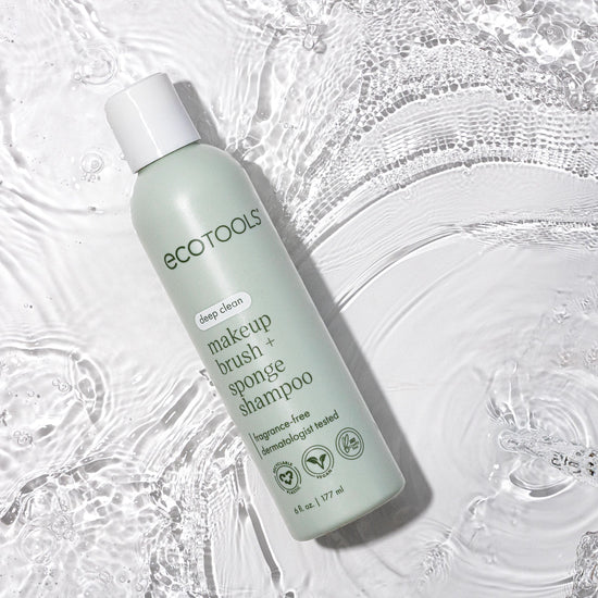 Ecotools Makeup Brush Cleansing Pad + Deep Clean Shampoo Bundle