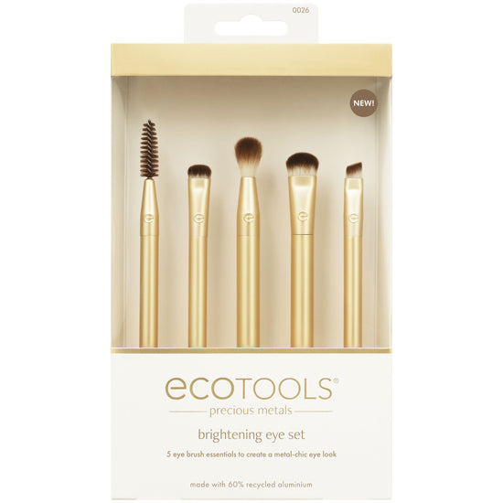 Ecotools Precious Metals Brightening Eye Makeup Brush Set