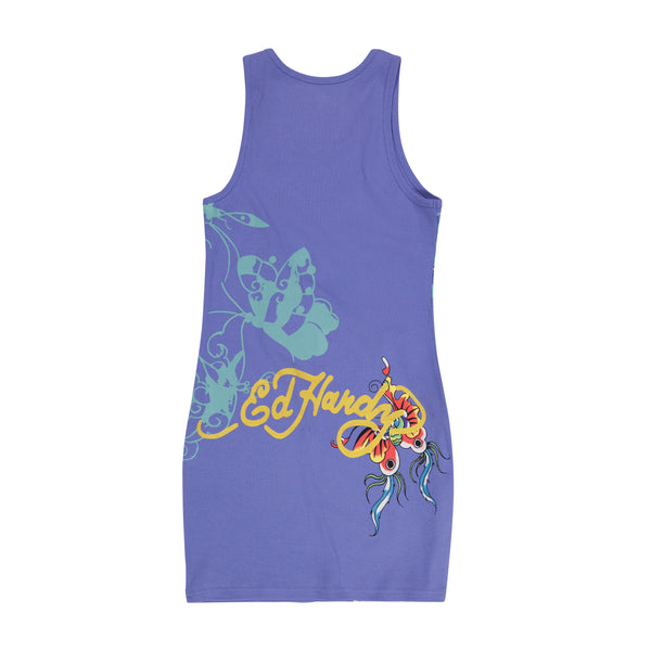 Ed Hardy Butterflies Rib Tank Dress