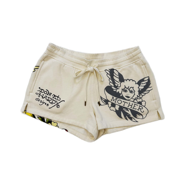 ed hardy Cherub Y2K Fleece Shorts