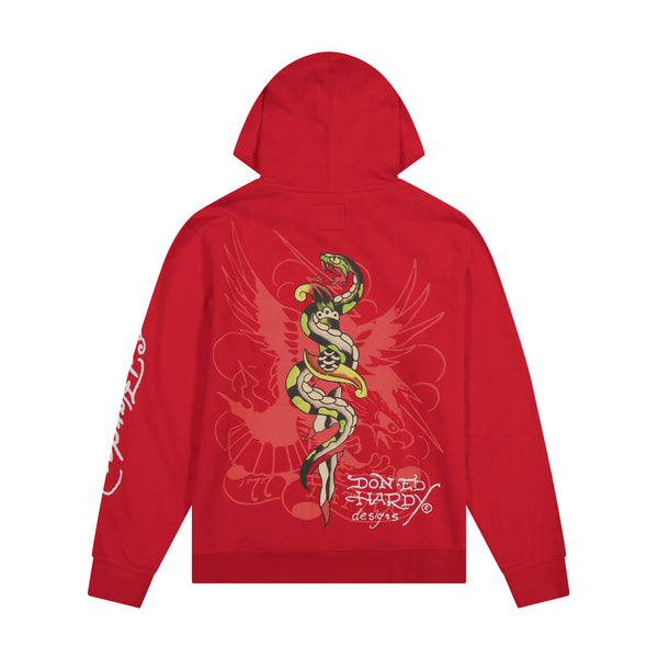 Ed Hardy Cobra Ace Mens Hoodie