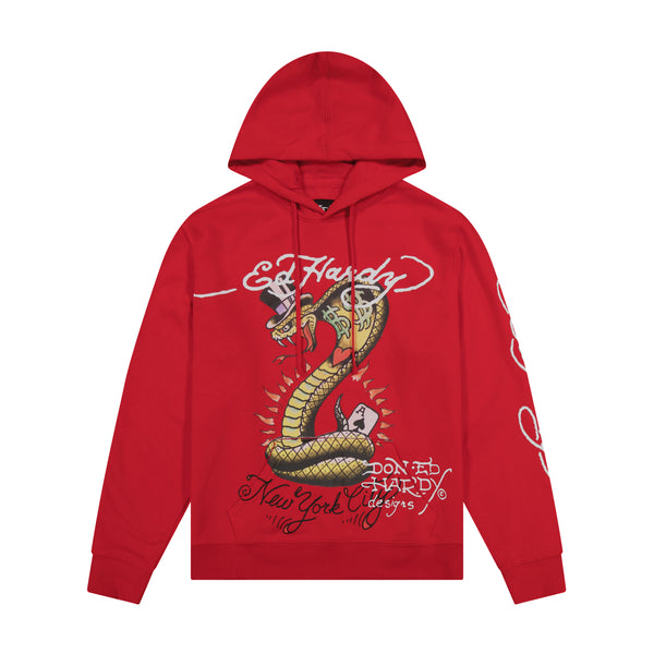 ed hardy Cobra Ace Mens Hoodie