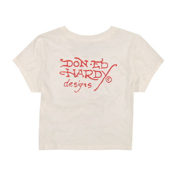 Ed Hardy Cross Heart Baby Tee