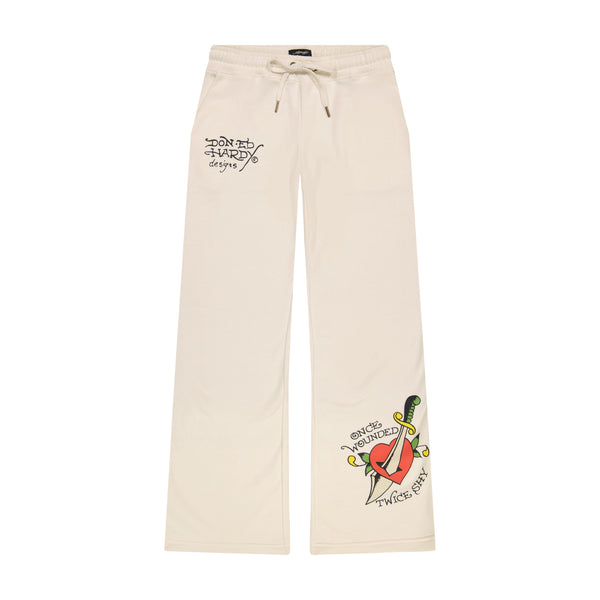 ed hardy Dagger Heart Fleece Sweatpants