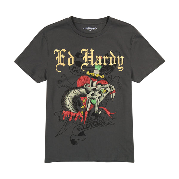 ed hardy Dagger Snake Tee