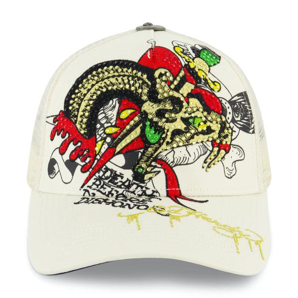 ed hardy Dagger Snake Trucker Hat