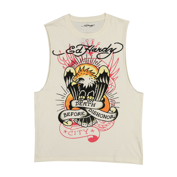ed hardy DBD Eagle Cut Off Tee