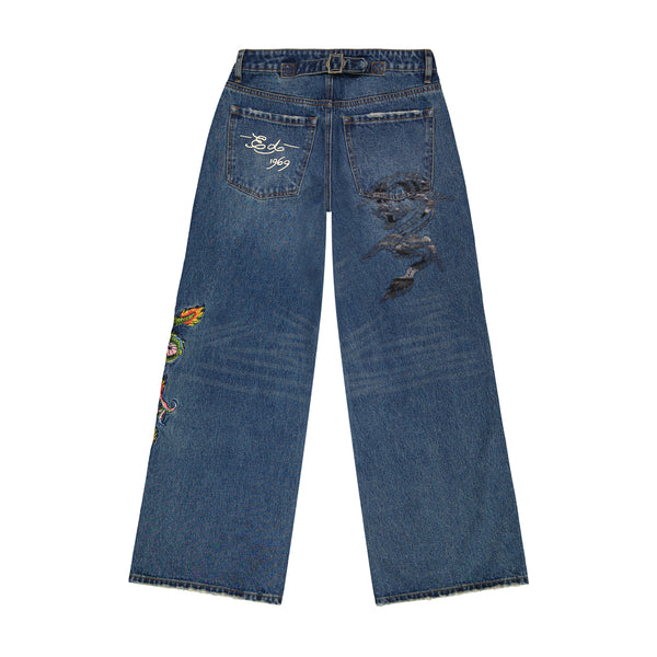 Ed Hardy Dragon Baggy Jean