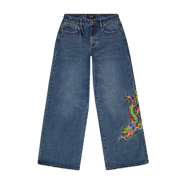 ed hardy Dragon Baggy Jean