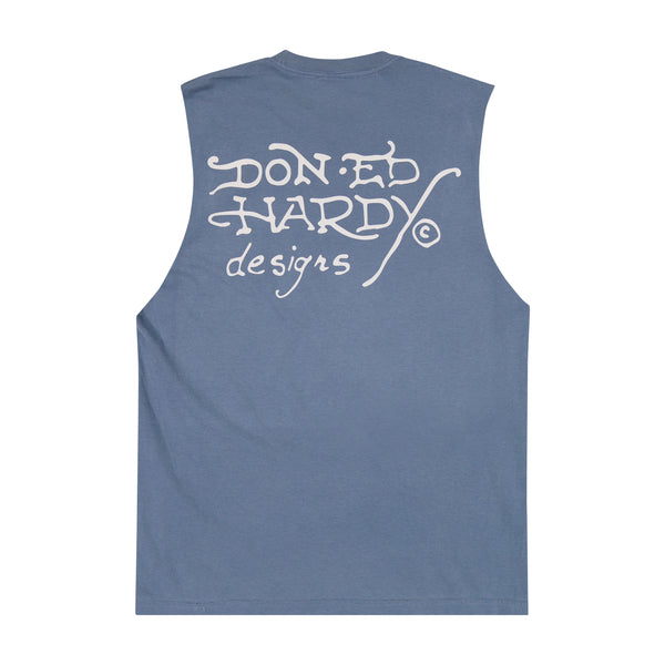 Ed Hardy Dragon Cut Off Tee