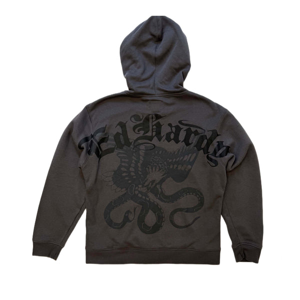 Ed Hardy Dragon Flame Men's Zip Hoodie
