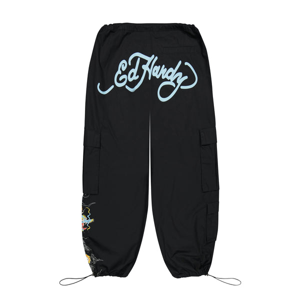 Ed Hardy Dragon Poplin Cargo Pants