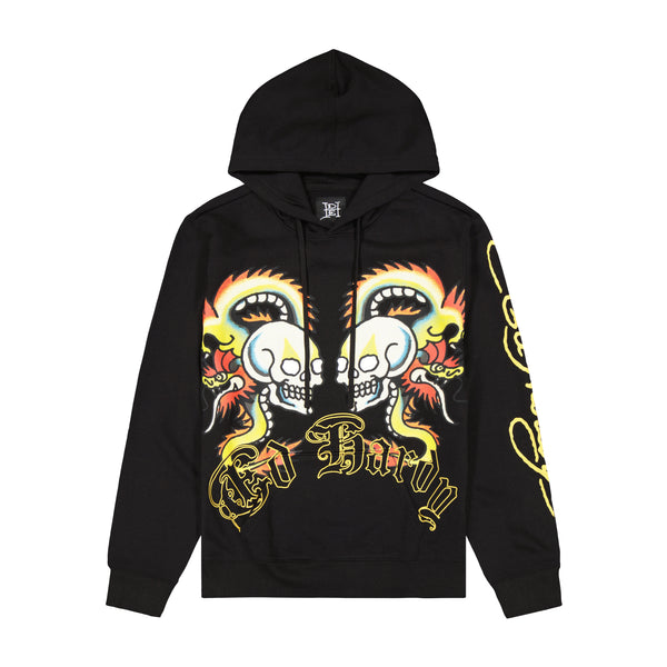 ed hardy Dragon Skull Mens Hoodie
