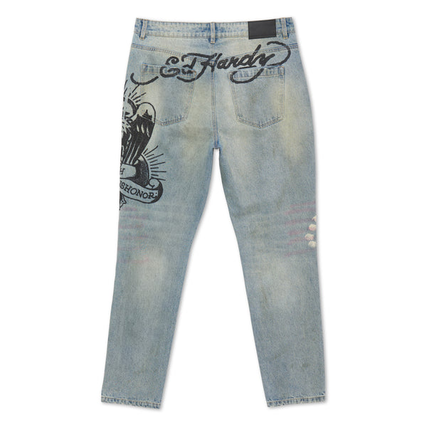 Ed Hardy Eagle Slim Taper Jean
