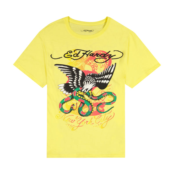 ed hardy Eagle Snake Throwback Graphic Tee