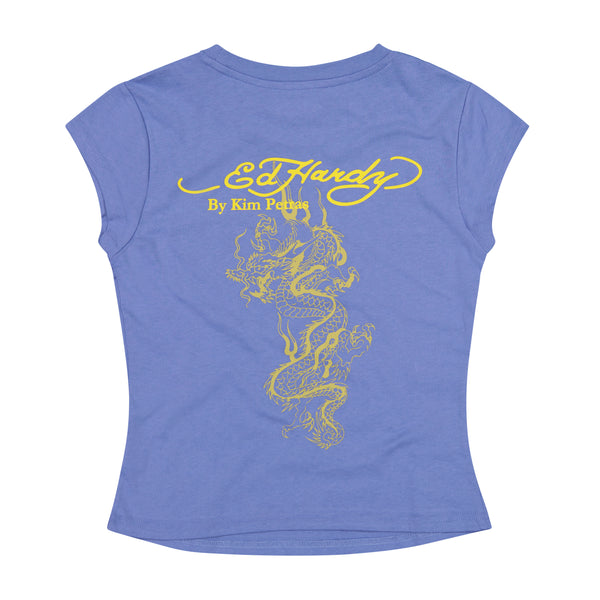 Ed Hardy Famous Skunk Cap Sleeve Tee