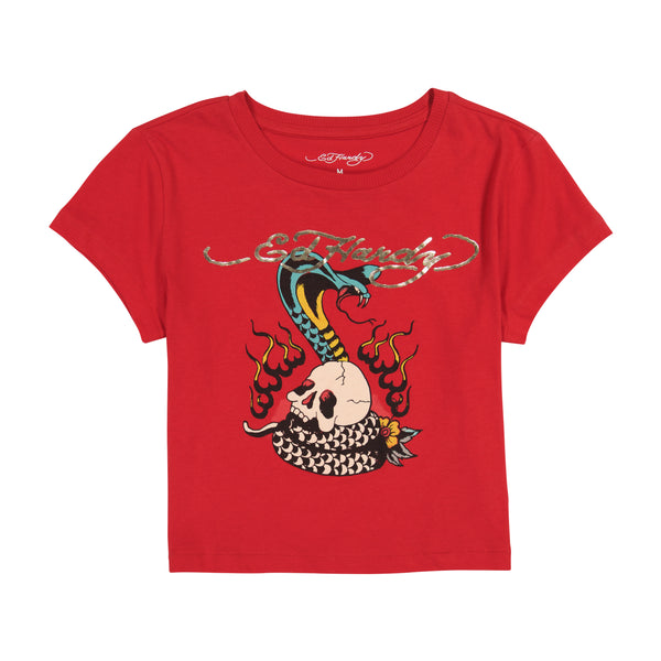 ed hardy Flame Cobra Baby Tee