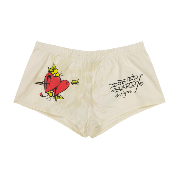 ed hardy Heart Wings Booty Biker Shorts