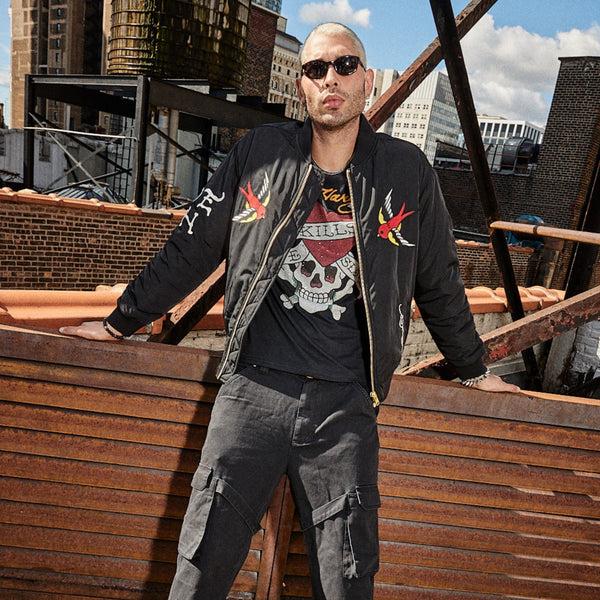 Ed Hardy LKS Skull Bomber Jacket
