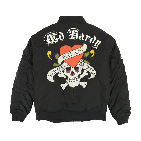 Ed Hardy LKS Skull Bomber Jacket