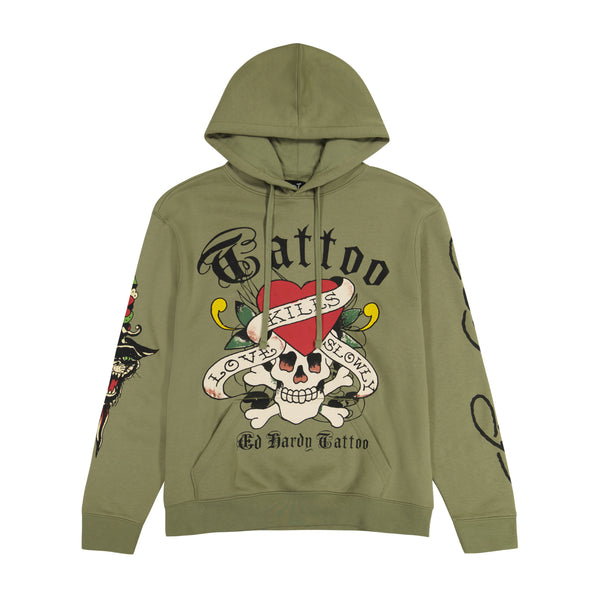 ed hardy LKS Skull Hoodie
