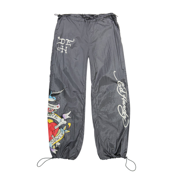 ed hardy LKS Skull Nylon Parachute Pants