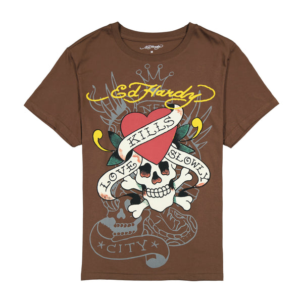 ed hardy LKS Skull Tee