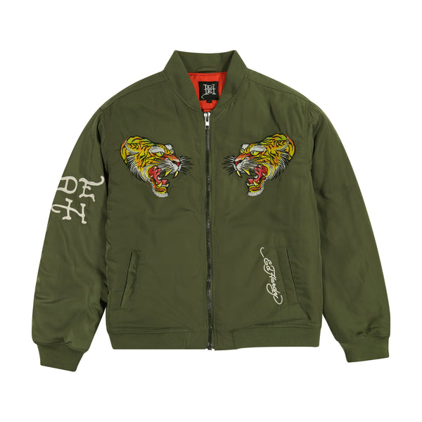 ed hardy NYC Skull Bomber Jacket