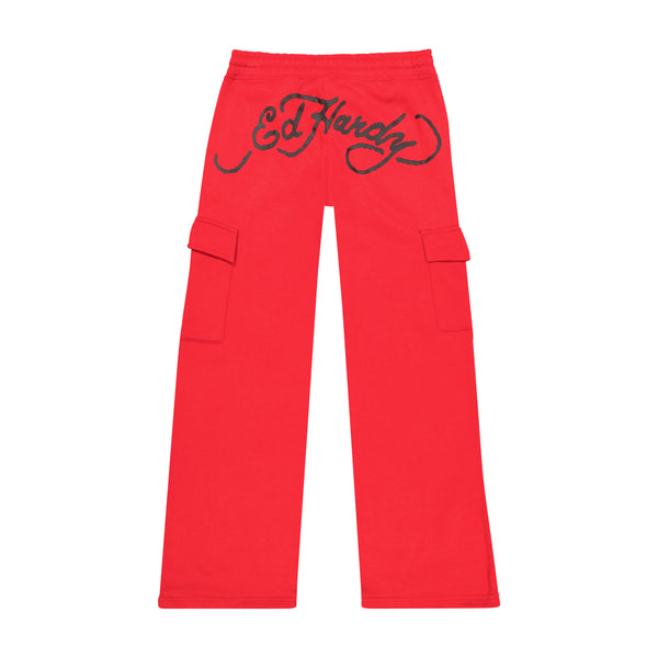Ed Hardy Panther Dagger Cargo Sweatpants